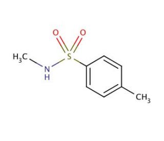 N-Methyl-p-toluenesulfonamide (CAS 640-61-9) - chemical structure image