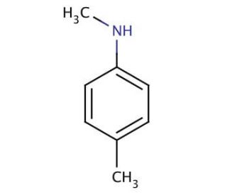 N-Methyl-p-toluidine (CAS 623-08-5) - chemical structure image