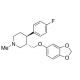 N-Methyl Paroxetine (CAS 110429-36-2) - chemical structure image