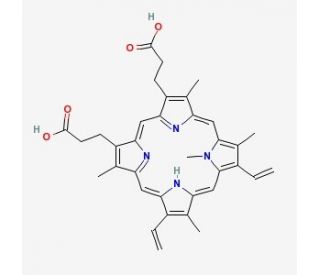 N-Methyl Protoporphyrin IX (CAS 79236-56-9) - chemical structure image