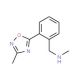 N-Methyl[2-(3-methyl-1,2,4-oxadiazol-5-yl)phenyl]methylamine (CAS 879896-56-7) - chemical structure image