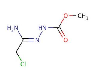 N-Methylcarbonyl-2-chloroacetamidrazone (CAS 155742-64-6) - chemical structure image