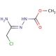 N-Methylcarbonyl-2-chloroacetamidrazone (CAS 155742-64-6) - chemical structure image