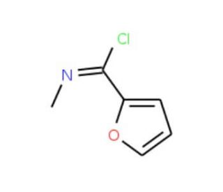 N-methylfuran-2-carboximidoyl chloride (CAS 6521-33-1) - chemical structure image