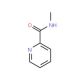 N-methylpyridine-2-carboxamide (CAS 6144-78-1) - chemical structure image