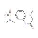 N,N,1-trimethyl-3-oxo-1,2,3,4-tetrahydroquinoxaline-6-sulfonamide - chemical structure image