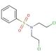 N,N-Bis(2-chloroethyl)benzenesulfonamide - chemical structure image
