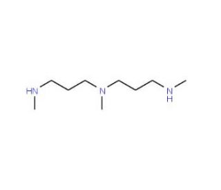N,N-Bis[3-(methylamino)propyl]methylamine (CAS 123-70-6) - chemical structure image