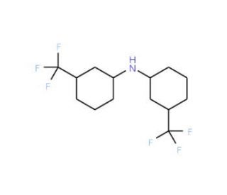 N,N-bis[3-(trifluoromethyl)cyclohexyl]amine - chemical structure image