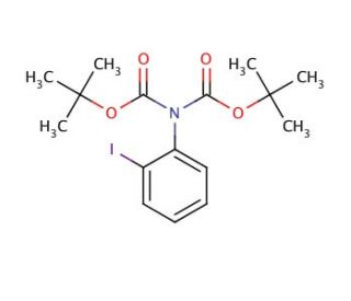N,N-Di-Boc-2-iodoaniline (CAS 870703-53-0) - chemical structure image