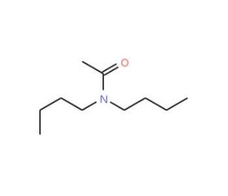 N,N-Di-n-butylacetamide (CAS 1563-90-2) - chemical structure image