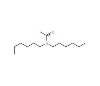 N,N-Di-n-hexylacetamide (CAS 16423-51-1) - chemical structure image