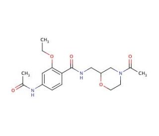 N,N-Diacetyl Des-5&prime;-chloro-4-fluorobenzyl Mosapride - chemical structure image