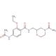 N,N-Diacetyl Des-5′-chloro-4-fluorobenzyl Mosapride - chemical structure image