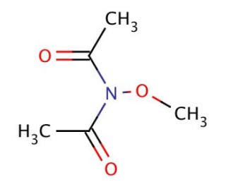 N,N-Diacetyl-O-methylhydroxylamine (CAS 128459-09-6) - chemical structure image
