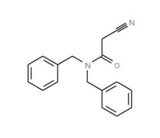 N,N-Dibenzyl-2-cyanoacetamide - chemical structure image