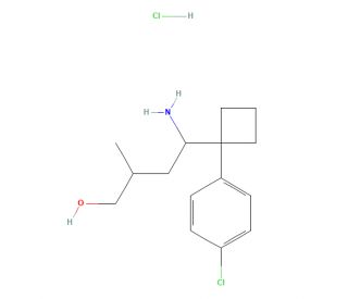 (N,N-didemethyl) 1-Hydroxy sibutramine hydrocholride (CAS 186521-88-0) - chemical structure image