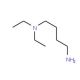 N,N-Diethyl-1,4-butanediamine (CAS 27431-62-5) - chemical structure image