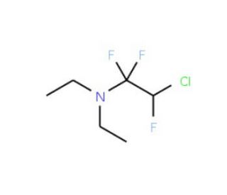 N,N-Diethyl(2-chloro-1,1,2-trifluoroethyl)amine (CAS 357-83-5) - chemical structure image