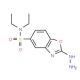 N,N-diethyl-2-hydrazino-1,3-benzoxazole-5-sulfonamide - chemical structure image