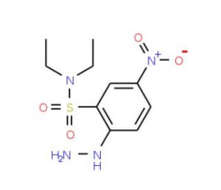 N,N-Diethyl-2-hydrazino-5-nitro-benzenesulfonamide - chemical structure image