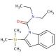 N,N-Diethyl-2-(trimethylsilyl)indole-1-carboxamide (CAS 548775-58-2) - chemical structure image