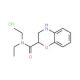 N,N-diethyl-3,4-dihydro-2H-1,4-benzoxazine-2-carboxamide hydrochloride - chemical structure image