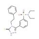 N,N-Diethyl-3-(5-mercapto-4-phenethyl-4H-[1,2,4]triazol-3-yl)-benzenesulfonamide - chemical structure image