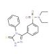 N,N-Diethyl-3-(5-mercapto-4-phenyl-4H-[1,2,4]triazol-3-yl)-benzenesulfonamide - chemical structure image