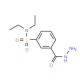 N,N-Diethyl-3-hydrazinocarbonyl-benzenesulfonamide (CAS 96134-80-4) - chemical structure image