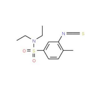 N,N-Diethyl-3-isothiocyanato-4-methyl-benzenesulfonamide - chemical structure image