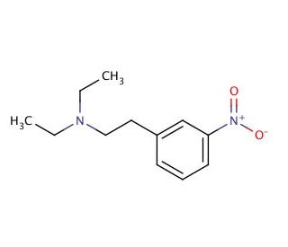 N,N-Diethyl-3-nitro-benzeneethanamine - chemical structure image