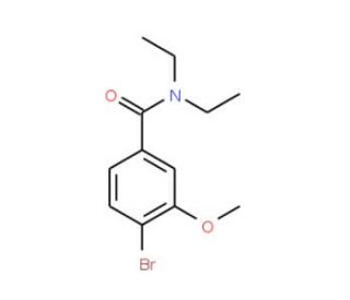N,N-Diethyl 4-bromo-3-methoxybenzamide (CAS 889676-36-2) - chemical structure image