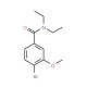 N,N-Diethyl 4-bromo-3-methoxybenzamide (CAS 889676-36-2) - chemical structure image