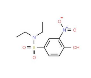 N,N-Diethyl-4-hydroxy-3-nitro-benzenesulfonamide - chemical structure image