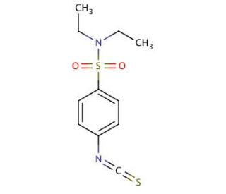 N,N-Diethyl-4-isothiocyanatobenzenesulfonamide - chemical structure image