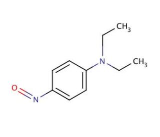 N,N-Diethyl-4-nitrosoaniline (CAS 120-22-9) - chemical structure image