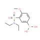 N,N-Diethyl 5-borono-2-methoxybenzenesulfonamide (CAS 871333-03-8) - chemical structure image