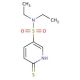 N,N-diethyl-6-mercaptopyridine-3-sulfonamide - chemical structure image