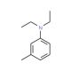 N,N-diethyl-N-(3-methylphenyl)amine (CAS 91-67-8) - chemical structure image