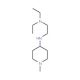 N,N-Diethyl-N′-(1-methyl-piperidin-4-yl)-ethane-1,2-diamine - chemical structure image