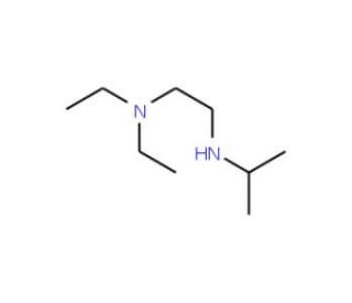 N,N-diethyl-N&prime;-isopropylethane-1,2-diamine - chemical structure image
