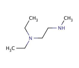 N,N-Diethyl-N&prime;-methylethylenediamine (CAS 104-79-0) - chemical structure image
