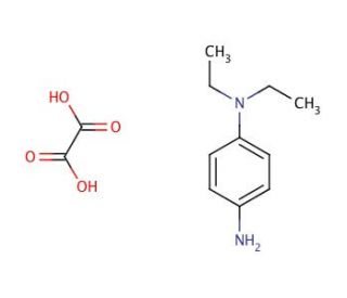 N,N-Diethyl-p-phenylenediamine oxalate salt (CAS 142439-89-2) - chemical structure image