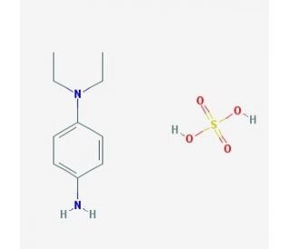 N,N-Diethyl-p-phenylenediamine sulfate salt (CAS 6283-63-2) - chemical structure image