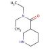 N,N-Diethylnipecotamide (CAS 3367-95-1) - chemical structure image