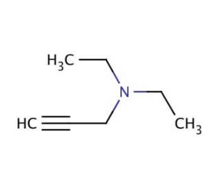 N,N-Diethylpropargylamine (CAS 4079-68-9) - chemical structure image