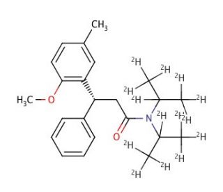 N,N-Diisopropyl-3-(2-methoxy-5-methyl-phenyl)-3-phenylpropylamide-d14 - chemical structure image