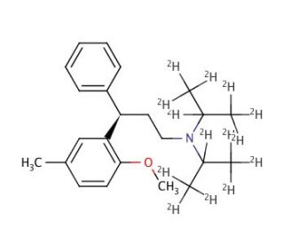 N,N-Diisopropyl-3-(2-methoxy-5-methyl-phenyl)-3-phenylpropylamine-d14 - chemical structure image