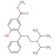 N,N-Diisopropyl-3-[(5-methoxycarbonyl)-2-hydroxy)phenyl]-3-phenyl-propylamine (CAS 214601-16-8) - chemical structure image